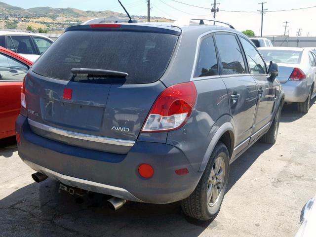 3GSDL43N68S555695 - 2008 SATURN VUE XE GRAY photo 4