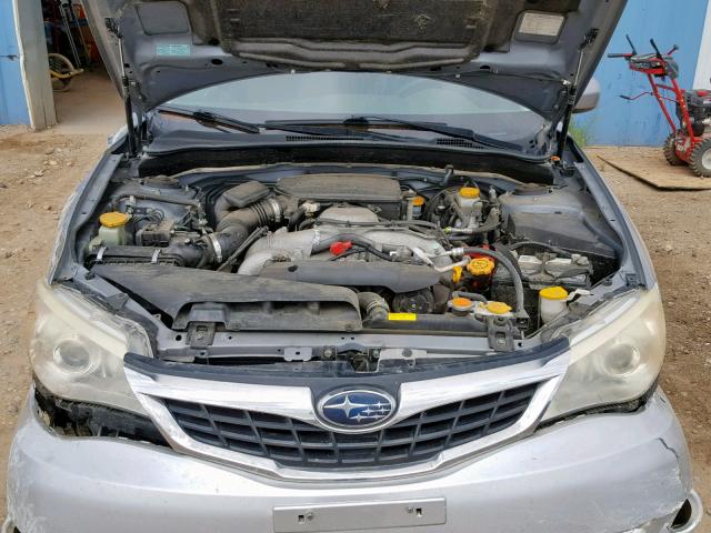 JF1GH636X8G824428 - 2008 SUBARU IMPREZA OU SILVER photo 7