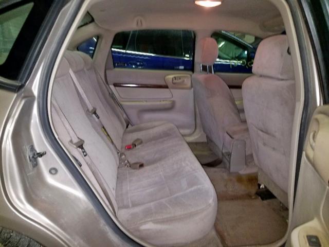 2G1WF52E129178791 - 2002 CHEVROLET IMPALA GOLD photo 6