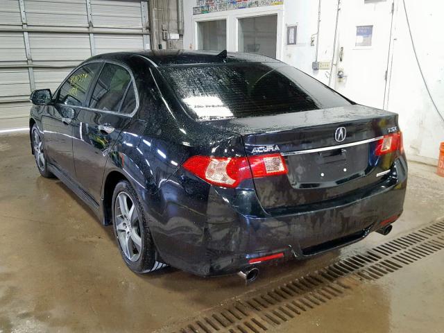 JH4CU2F89CC024583 - 2012 ACURA TSX SE BLACK photo 3