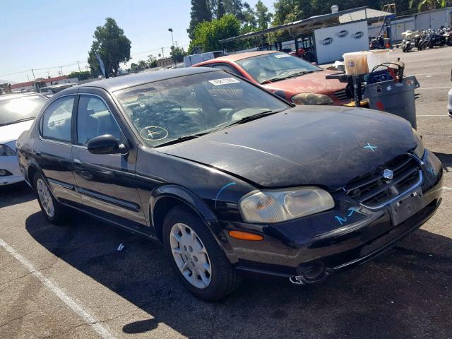 JN1CA31D71T839403 - 2001 NISSAN MAXIMA GXE BLACK photo 1