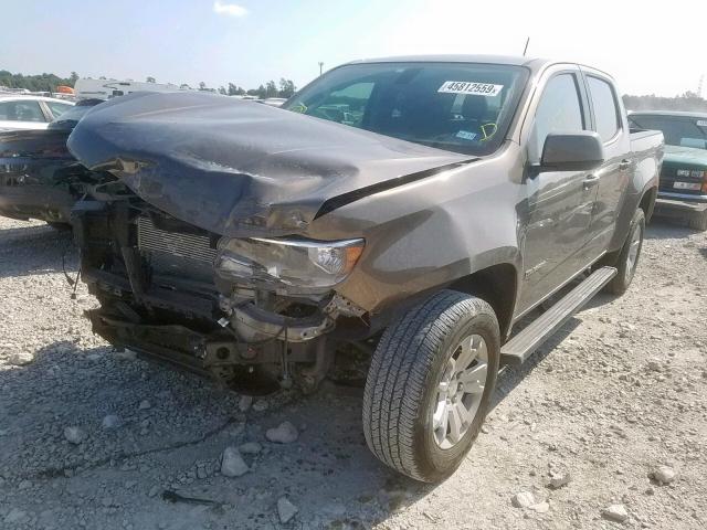 1GCGSCE36G1370001 - 2016 CHEVROLET COLORADO L BROWN photo 2