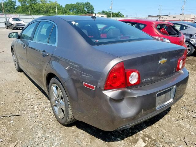 1G1ZC5EB6AF310862 - 2010 CHEVROLET MALIBU 1LT BROWN photo 3