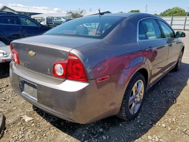 1G1ZC5EB6AF310862 - 2010 CHEVROLET MALIBU 1LT BROWN photo 4