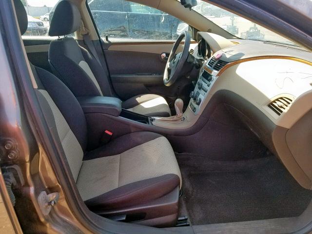 1G1ZC5EB6AF310862 - 2010 CHEVROLET MALIBU 1LT BROWN photo 5
