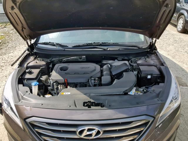 5NPE34AF6GH339950 - 2016 HYUNDAI SONATA SPO GRAY photo 7