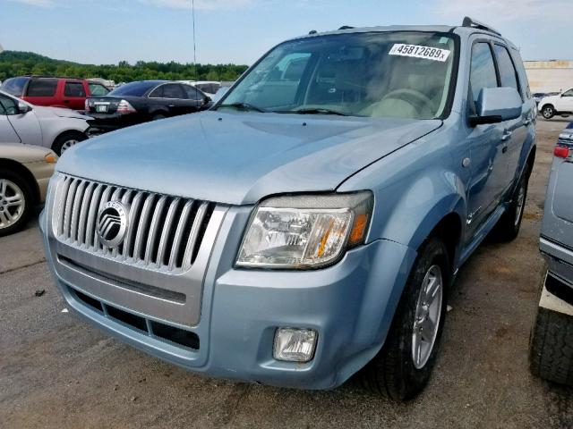 4M2CU29H68KJ37265 - 2008 MERCURY MARINER HE BLUE photo 2