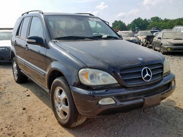 4JGAB57E64A510023 - 2004 MERCEDES-BENZ ML 350 BLACK photo 1