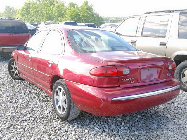 1FALP67L9SK232251 - 1995 FORD CONTOUR SE BURGUNDY photo 3