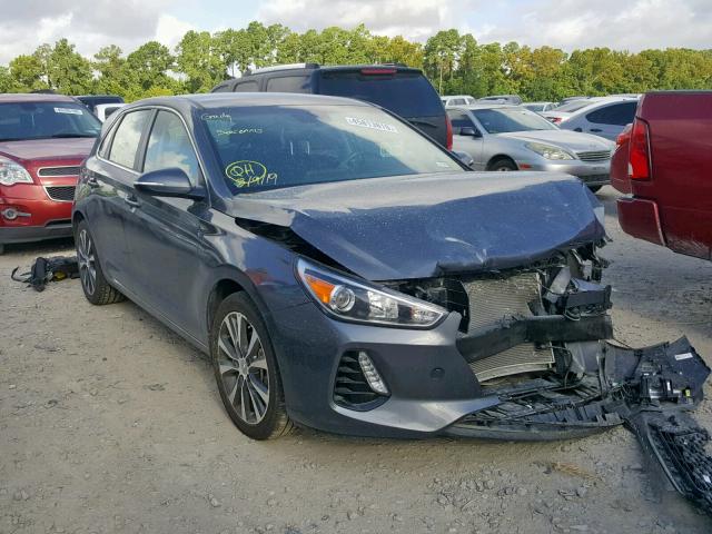 KMHH35LE5JU077158 - 2018 HYUNDAI ELANTRA GT GRAY photo 1