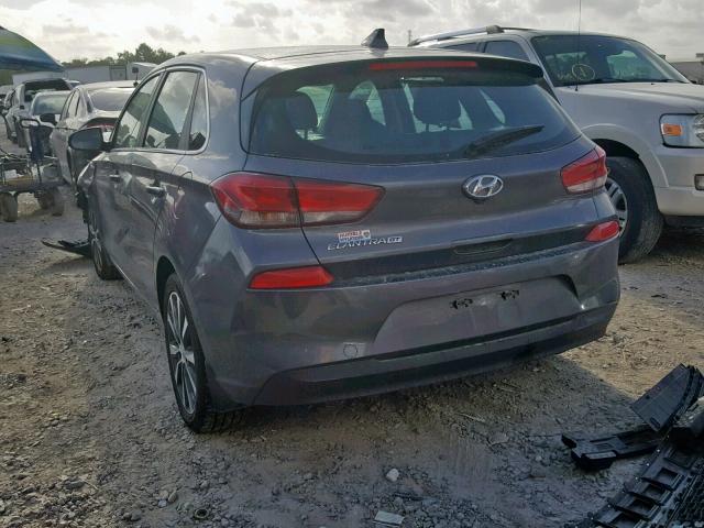 KMHH35LE5JU077158 - 2018 HYUNDAI ELANTRA GT GRAY photo 3