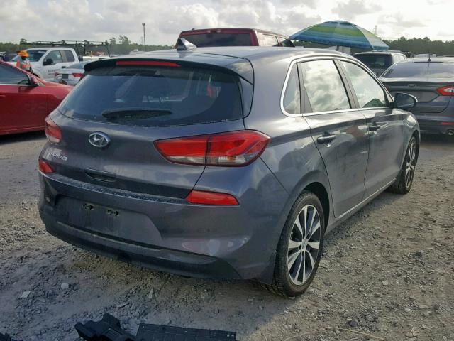 KMHH35LE5JU077158 - 2018 HYUNDAI ELANTRA GT GRAY photo 4