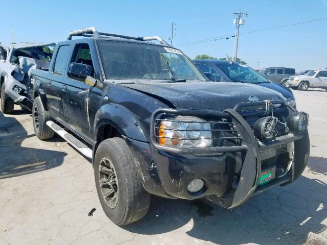 1N6ED27T41C354073 - 2001 NISSAN FRONTIER C BLACK photo 1