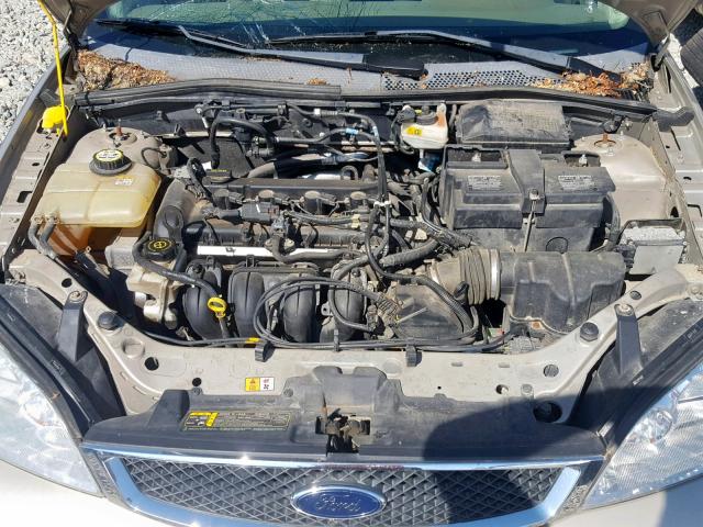 1FAFP34N17W284281 - 2007 FORD FOCUS ZX4 GOLD photo 7