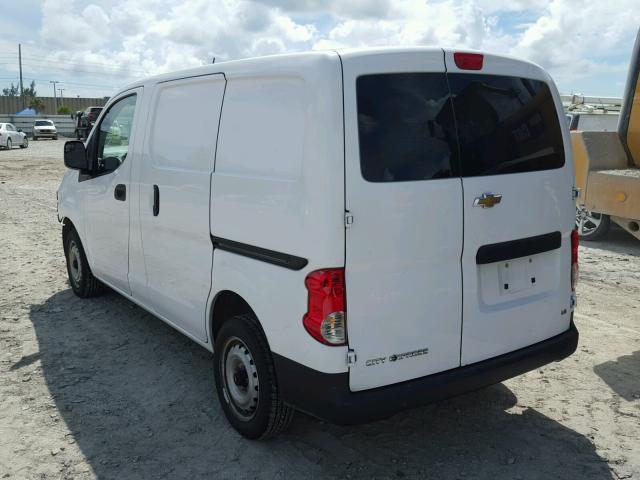 3N63M0YN4FK693462 - 2015 CHEVROLET CITY EXPRE WHITE photo 3