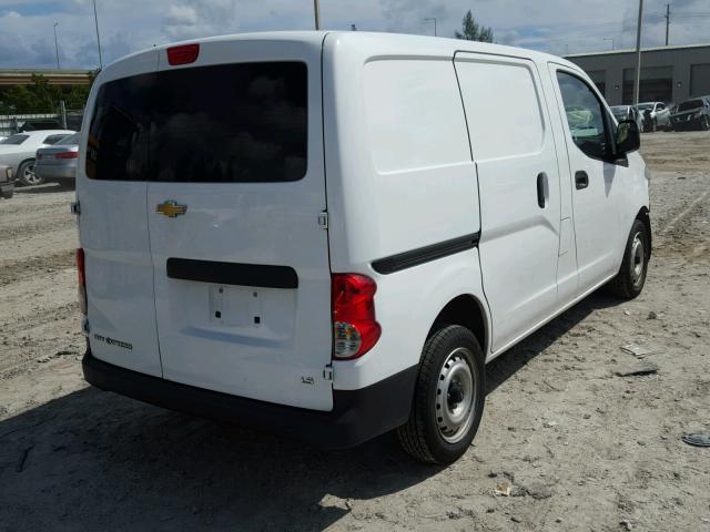 3N63M0YN4FK693462 - 2015 CHEVROLET CITY EXPRE WHITE photo 4