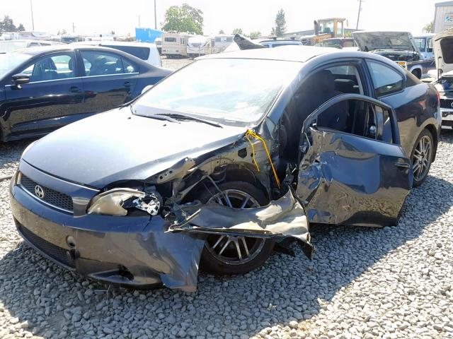 JTKDE167760108596 - 2006 TOYOTA SCION TC ნაცრისფერი ფოტო 2