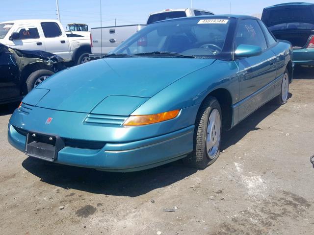 1G8ZH1579RZ317998 - 1994 SATURN SC2 GREEN photo 2