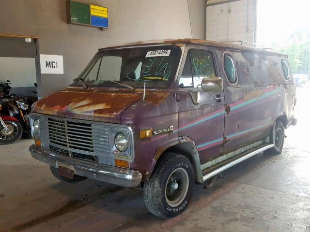 TGL256U501501 - 1976 GMC VAN PURPLE photo 2