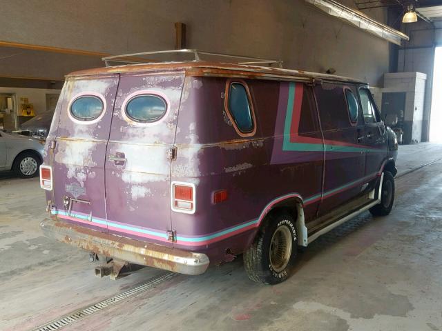 TGL256U501501 - 1976 GMC VAN PURPLE photo 4