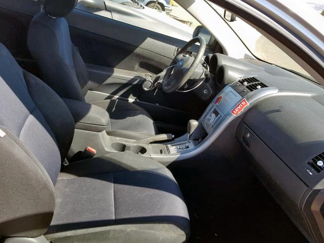 JTKDE167550042502 - 2005 TOYOTA SCION TC SILVER photo 5