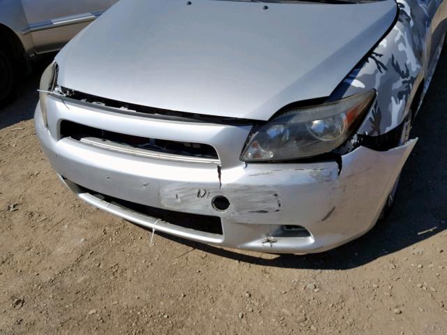 JTKDE167550042502 - 2005 TOYOTA SCION TC SILVER photo 9