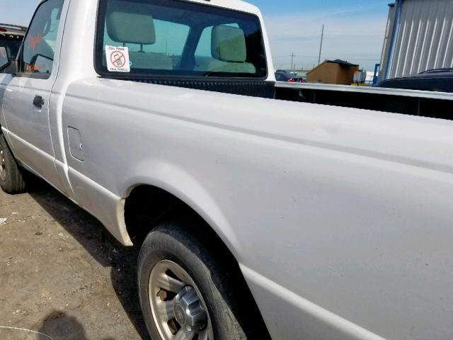 1FTKR1AD2BPA69871 - 2011 FORD RANGER WHITE photo 9