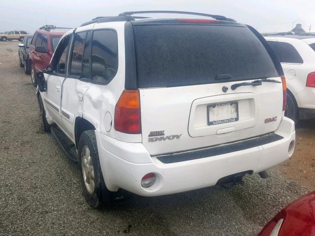 1GKDT13S542310977 - 2004 GMC ENVOY WHITE photo 3