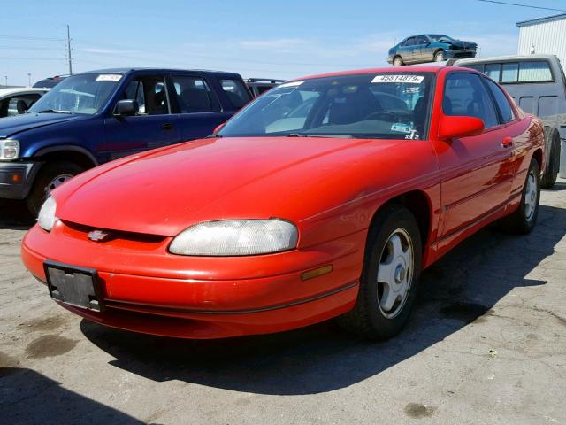 2G1WX12K3W9203529 - 1998 CHEVROLET MONTE CARL RED photo 2