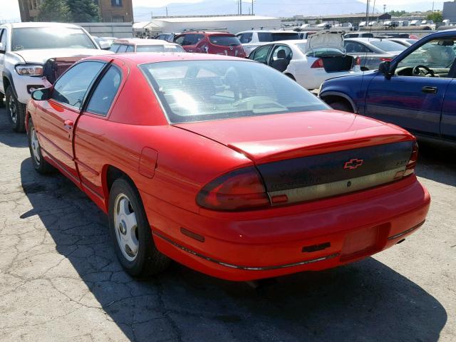 2G1WX12K3W9203529 - 1998 CHEVROLET MONTE CARL RED photo 3