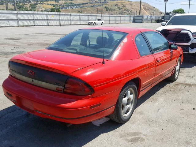 2G1WX12K3W9203529 - 1998 CHEVROLET MONTE CARL RED photo 4