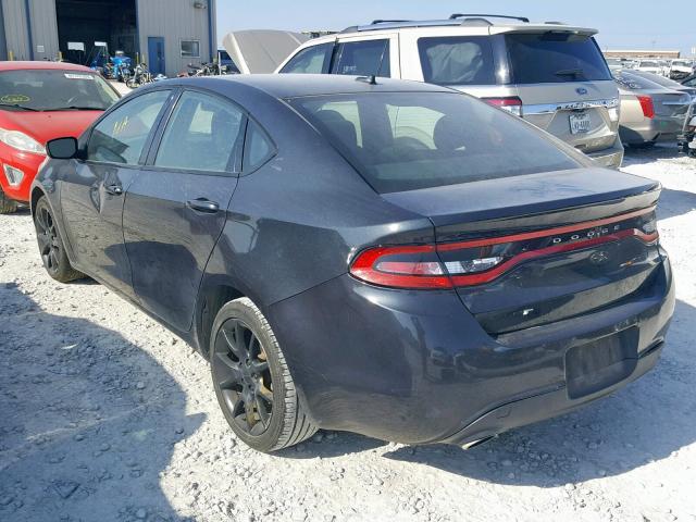 1C3CDFBA6DD339701 - 2013 DODGE DART SXT BLACK photo 3