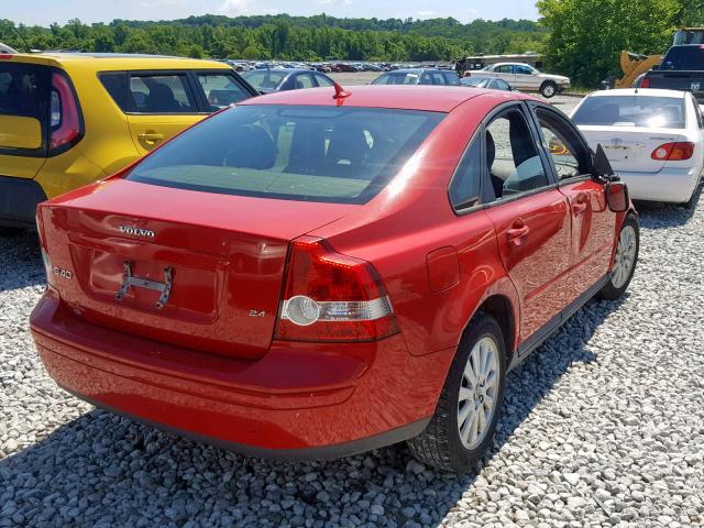 YV1MS382852051528 - 2005 VOLVO S40 2.4I RED photo 4