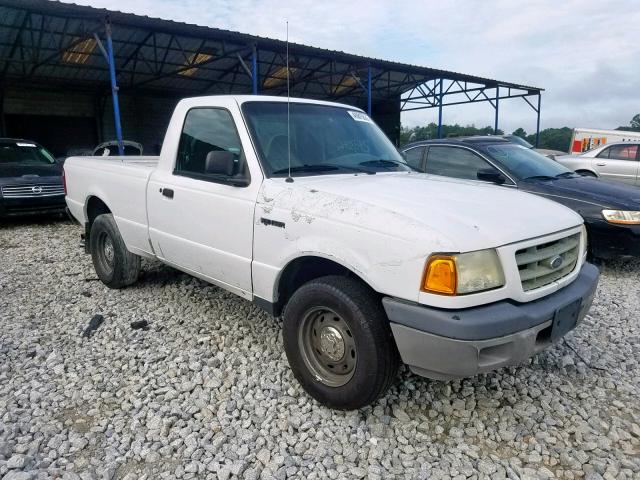 1FTYR10DX3PB39646 - 2003 FORD RANGER WHITE photo 1