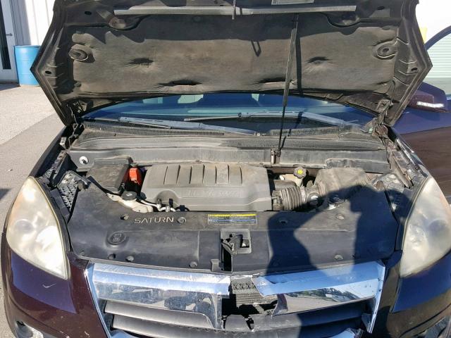 5GZER23718J113511 - 2008 SATURN OUTLOOK XR შავი ფოტო 7