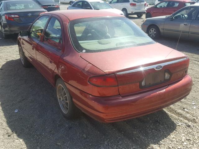 1FAFP66LXYK133932 - 2000 FORD CONTOUR SE RED photo 3