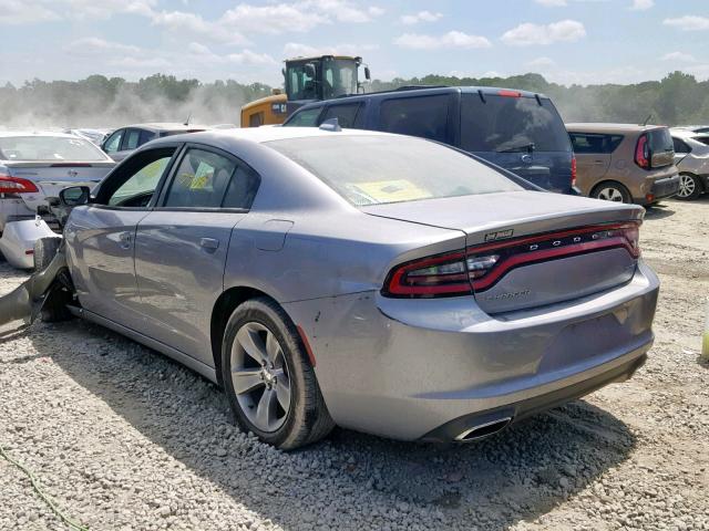 2C3CDXHG6GH185807 - 2016 DODGE CHARGER SX GRAY photo 3