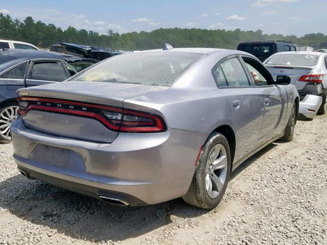 2C3CDXHG6GH185807 - 2016 DODGE CHARGER SX GRAY photo 4