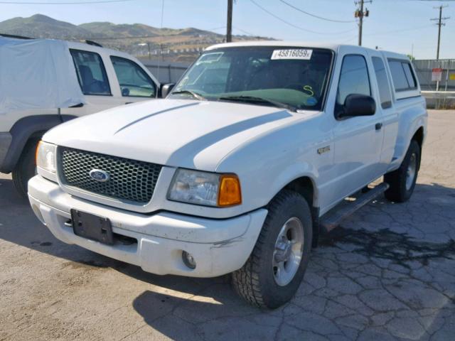 1FTZR15E11PA84782 - 2001 FORD RANGER SUP WHITE photo 2