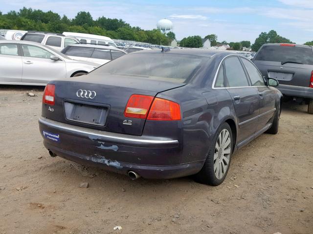 WAULL44EX6N008228 - 2006 AUDI A8 4.2 QUA CHARCOAL photo 4