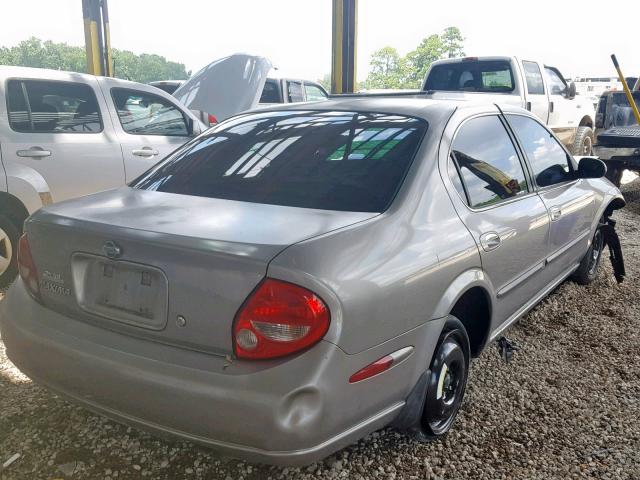 JN1CA31D11T817509 - 2001 NISSAN MAXIMA GXE GRAY photo 4