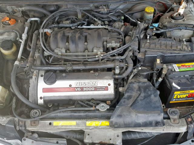 JN1CA31D11T817509 - 2001 NISSAN MAXIMA GXE GRAY photo 7