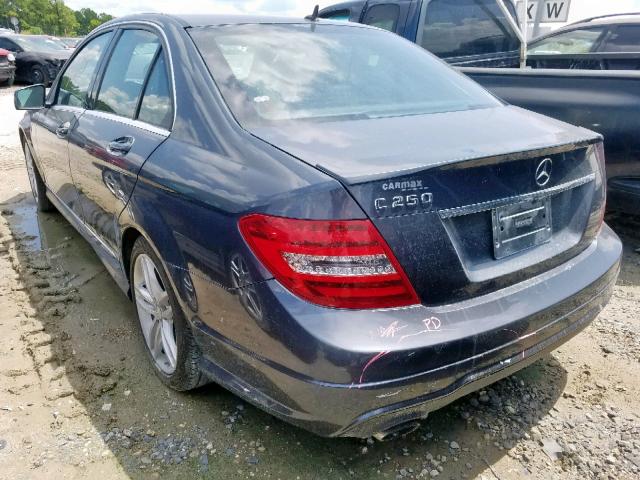 WDDGF4HB0EA941448 - 2014 MERCEDES-BENZ C 250 BLACK photo 3