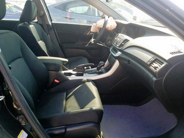 1HGCR2F30EA207944 - 2014 HONDA ACCORD LX BLACK photo 5