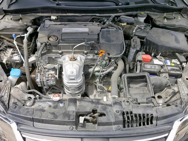 1HGCR2F30EA207944 - 2014 HONDA ACCORD LX BLACK photo 7