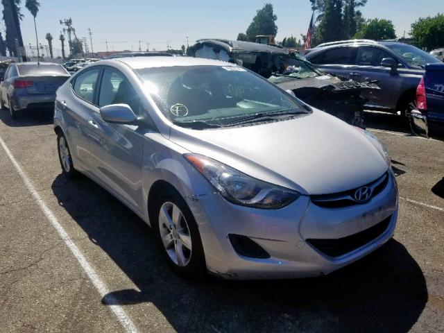 KMHDH4AE5DU814067 - 2013 HYUNDAI ELANTRA GL SILVER photo 1