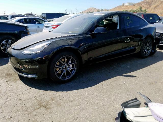 5YJ3E1EB8KF364508 - 2019 TESLA MODEL 3 BLACK photo 2