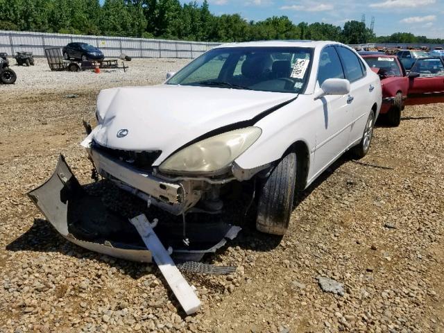 JTHBA30G445020912 - 2004 LEXUS ES 330 WHITE photo 2