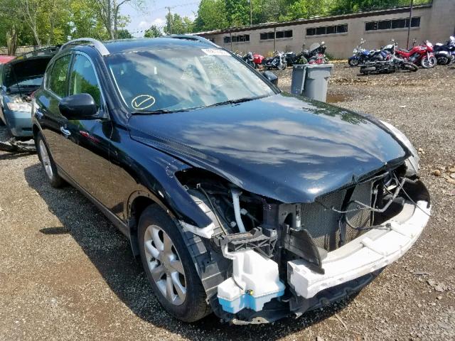 JNKAJ09F89M951236 - 2009 INFINITI EX35 BASE BLACK photo 1