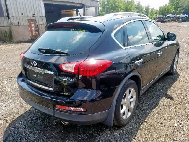 JNKAJ09F89M951236 - 2009 INFINITI EX35 BASE BLACK photo 4